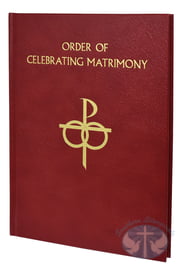 Liturgical Books The Order Of Celebrating Matrimony