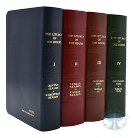 Liturgical Books Liturgy Of The Hours (Set Of 4)