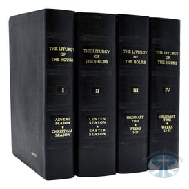 Liturgical Books Liturgy Of The Hours (Set Of 4) (Leather)