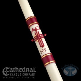 Paschal (Easter) Candles Crux Trinitas Paschal Candle