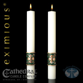 Complementing Candles Christus Rex Complementing Candles- Pair