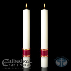 Complementing Candles Crux Trinitas Complementing Candles- Pair