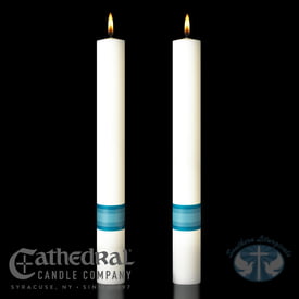 Complementing Candles Divine Mercy Complementing Candles- Pair