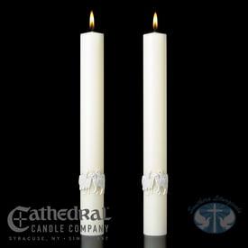 Complementing Candles The Good Shepherd Complementing Candles- Pair