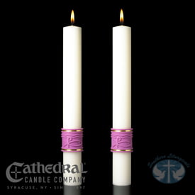 Complementing Candles Jubilation Complementing Candles- Pair