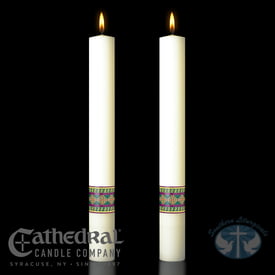 Complementing Candles Prince of Peace Complementing Candles- Pair