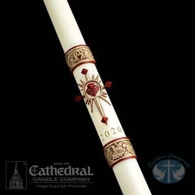 Paschal (Easter) Candles Sacred Heart Paschal Candle