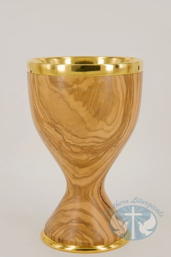 ELC-244 Olive wood chalice