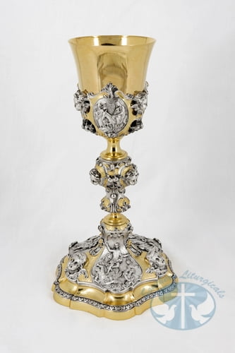 Wax Cast Christ's Life Chalice