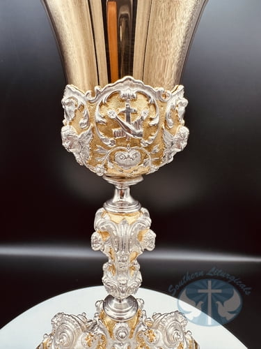 Baroque Chalice ELC-628 with Sterling Silver cup