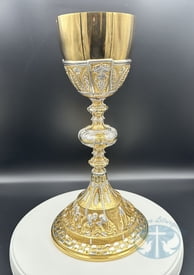 Baroque Chalices Last Supper Chalice 198BC IN STOCK OPTION 11.5 Inches