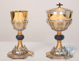 Gothic Style Bi-Color Chalice ASL-540