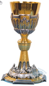 Gothic Style Bi-Color Chalice ASL-540