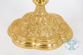 671 Brass chalice images of “The Holy Heart”