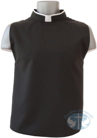 Collars and Rabats MDS All Fabric Roman Shirtfront (Washable collars) ShtFrt/Roman