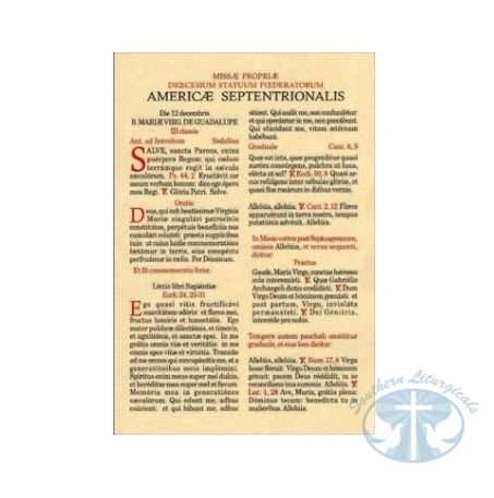 1962 Missale Romanum Insert for Amercian Feast Days