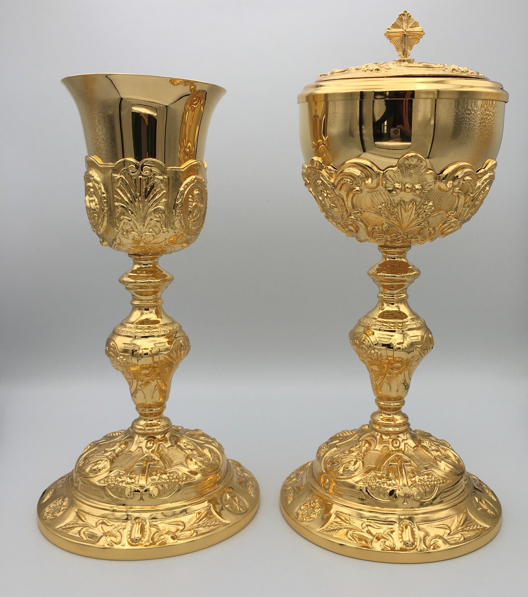 Holy Family Baroque Chalice and Paten