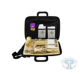 Clergy Items Computer Bag Travel Mass Kit Item 10-58B NS-Gold