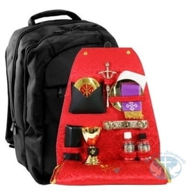 Clergy Items Backpack Mass Kit - Basic Red