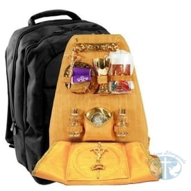 Clergy Items Backpack Mass Kit - Gold