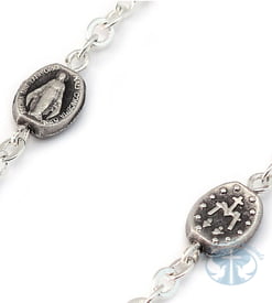 St. Joseph Black and Silver Rosary