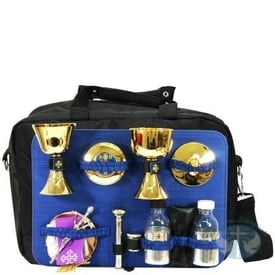 Clergy Items Computer Bag Mass Kit with Chalice and Ciborium 20-87B NS