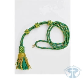 Episcopal Items Pectoral Cross Cord- Green Gold - Item BB-FD321