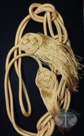 Clergy Items Cincture - Braided Knot Gold