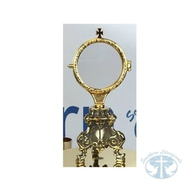 Monstrances Rococo Monstrance 7 1/2 inches - Antiqued Gold Plate