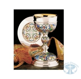 Metalware "The Florentine" Chalice and Paten by Molina - Item 2370