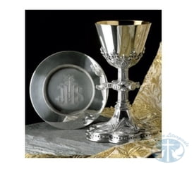 Metalware Chalice and Paten by Molina - Item 2410
