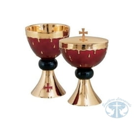 Chalices & Ciboria "Drops of Blood" Chalice and Paten - Item 2818 by Molina