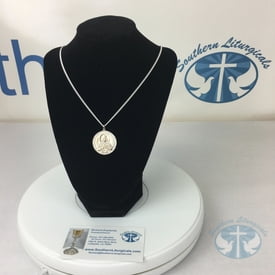 Gifts for Ordinations, Priests, and Churches The Priesthood Medal© with Sterling Silver 24" Curb Chain