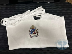 Pope Leo XIV Amice - Fine Italian Linen