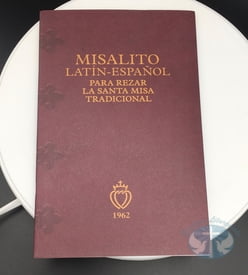 Roman Catholic Sunday Missal Booklet 1962 (Latin/Spanish Version)