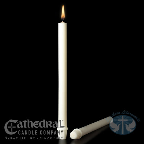 Altar Candle 1 1/4" X 17" - Beeswax (SFE)