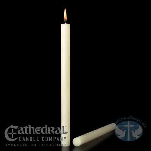 Altar Candle 1 1/4" X 12" - Beeswax (PE)
