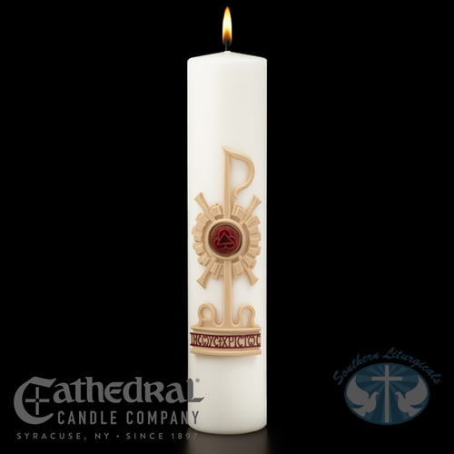 Holy Trinity Pillar Candle 3 inch