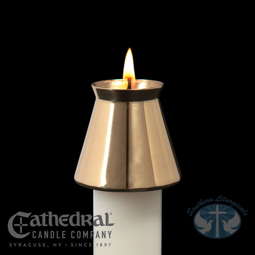 Brass Candle Followers - New Style