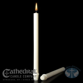Altar Candle 1 1/4" X 9" - Beeswax (SFE)