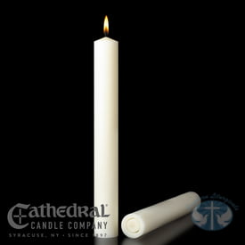 Altar Candles Altar Candle 1 1/2" X 17" - Beeswax (APE)