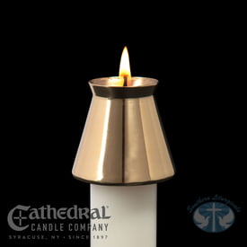 Candle Supplies Brass Candle Followers - New Style