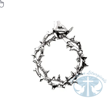 Crown of Thorns™ Pendant 14K White Gold