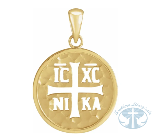 Orthodox IC XC NIKA Medallion Pendant