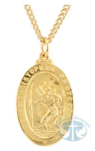 St. Christopher Medal 24" Necklace