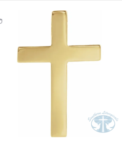 Misc Jewelry and Gifts 14K Yellow Cross Lapel Pin