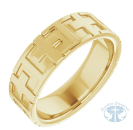 Cross Band Ring 