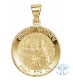 Necklace/Pendant Round Hollow St. Matthew Medal