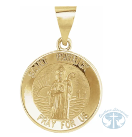 Necklace/Pendant Round Hollow St. Patrick Medal