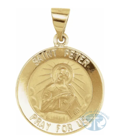 Necklace/Pendant Round Hollow St. Peter Medal